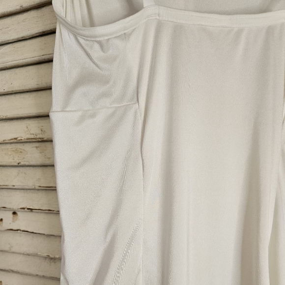 Maidenform white shaping camisole with lace trim L - Picture 8 of 9